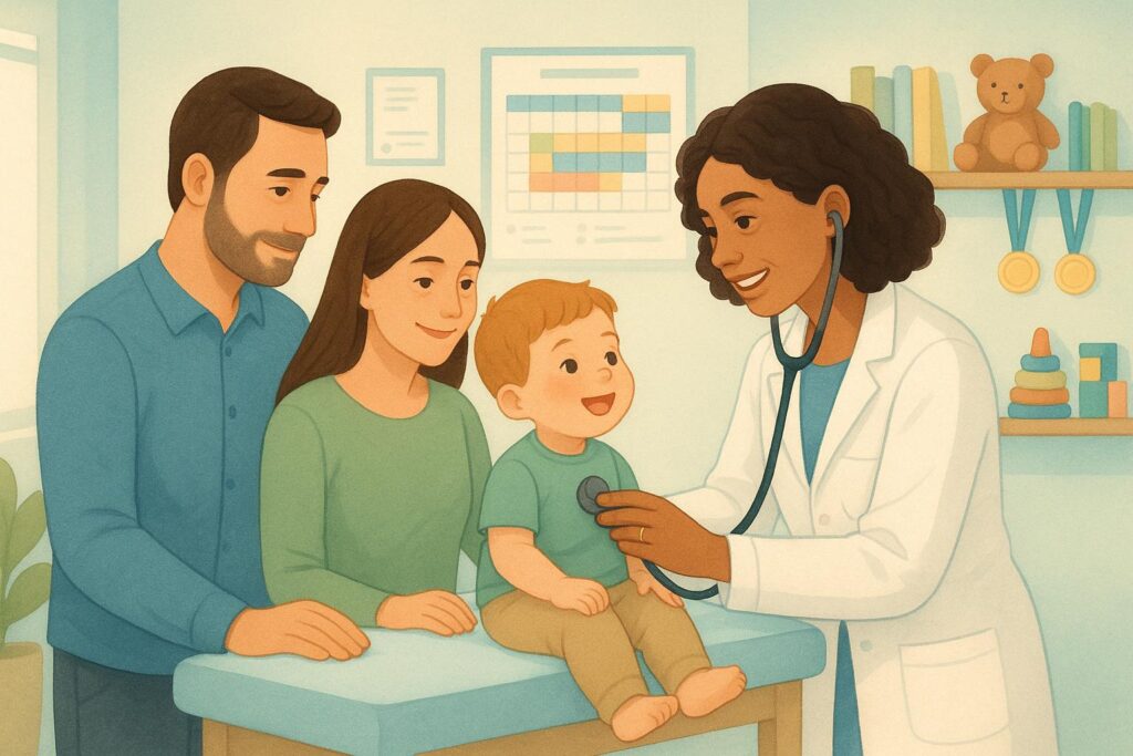 Conheça os 8 principais motivos para consultar pediatra e garantir a saúde, crescimento e bem-estar do seu filho com acompanhamento especializado. (imagem gerada com inteligência artificial)