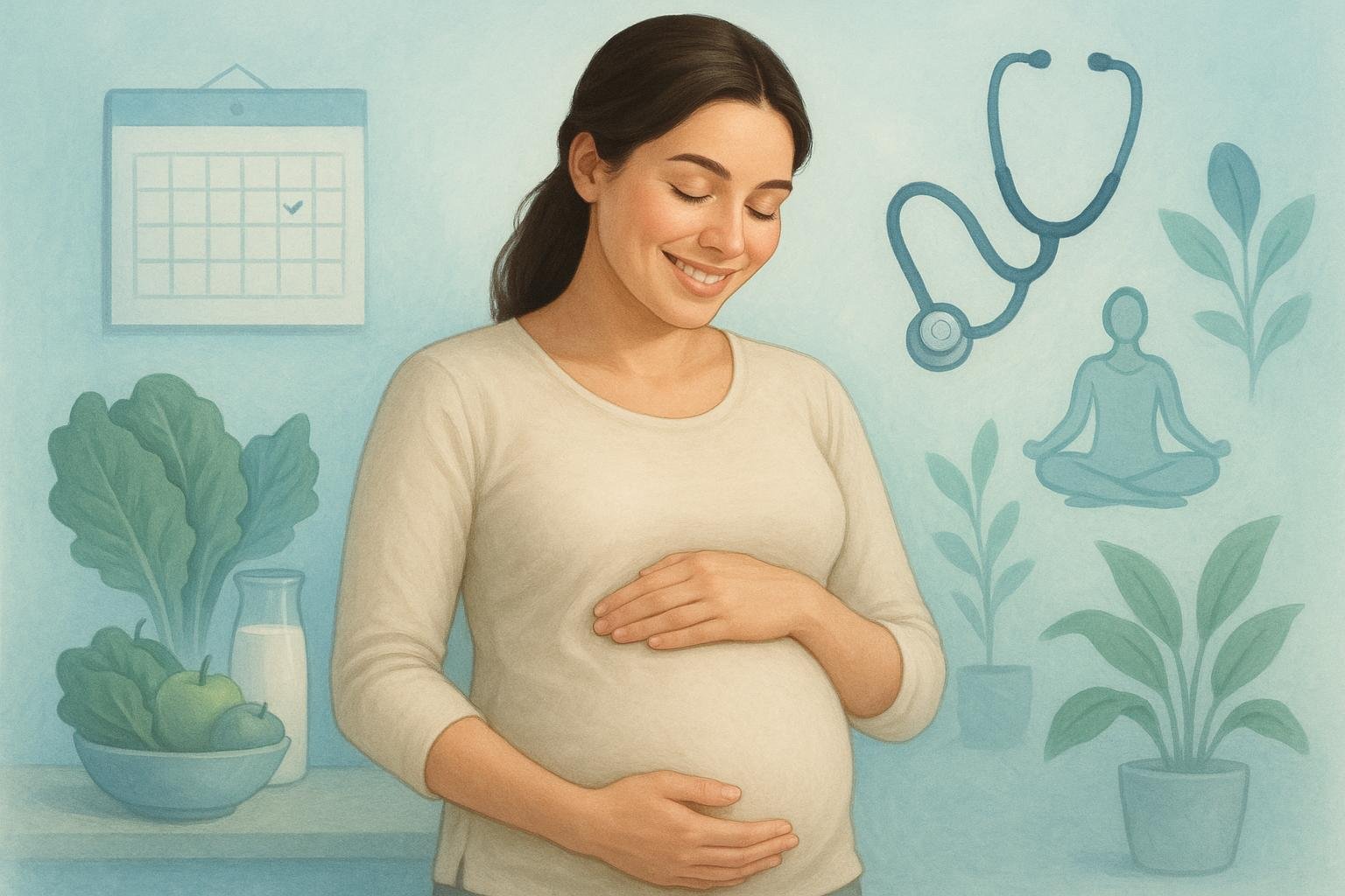 Orientações essenciais para futuras mães garantem uma gravidez segura, abordando cuidados, sinais de alerta e dicas para saúde da mãe e do bebê. (imagem gerada com inteligência artificial)